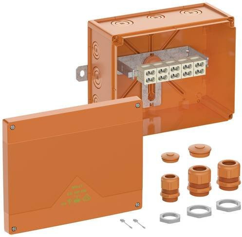 Spelsberg Abzweigkasten 86763001 Orange IP66 2er-Set L: 25 cm, B: 20 cm, H: 12 cm - Bild 1