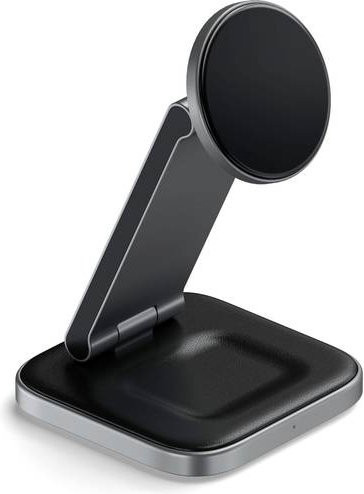 Satechi Magnetisches Induktions-Ladegerät 15W mit USB-C Anschluss in Anthrazit ST-Q31FM-EA - Bild 1