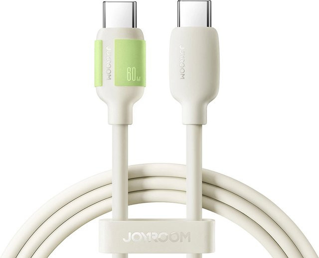 Joyroom USB-C Daten- und Ladekabel S-A53, 60W, 1,2m, Beige - Bild 1