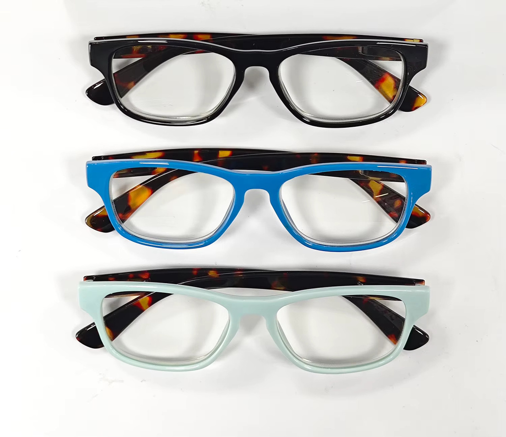 TWOOO Lesebrille, Unisex, Vollrand, quadratisch, multicolor, Kunststoff - Bild 2