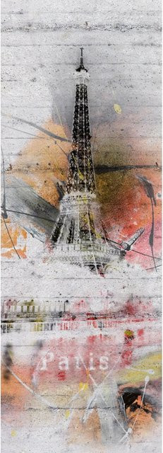 Komar Fototapete Vlies Paris Multicolor Breite: 100 cm, Höhe: 280 cm - Bild 1