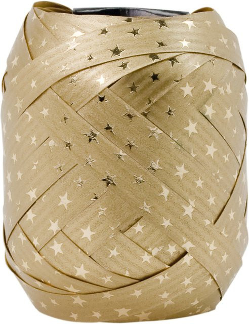 GOLDINA Geschenkband Spacetime in Gold für festliche Anlässe - Bild 1