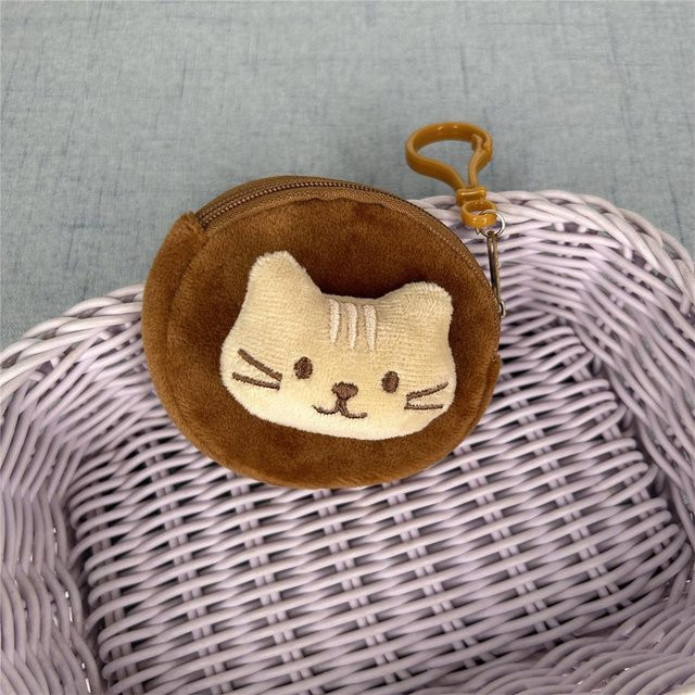 Yiran toy Plüsch Münzbeutel, Fisch, Katze, 50 Stück/Los, 8cm, Schlüsselanhänger Plüschtier Tasche - Bild 1