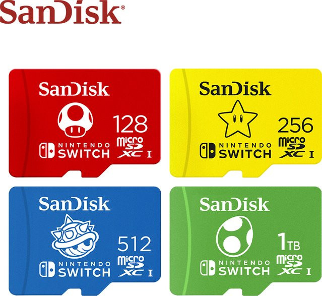 SanDisk Micro SD UHS-I Speicherkarte für Nintendo Switch mit Lesegeschwindigkeit bis zu 100 MB/s - Bild 1