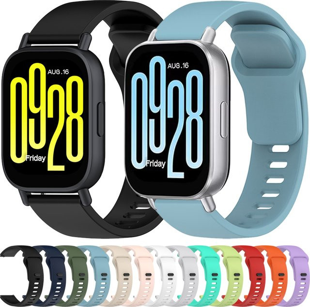 Xiaomi Uhrenarmband Silikon, 22 mm, Bunt, Unisex - Bild 1