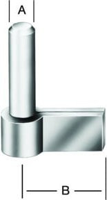 VORMANN Kloben S12mm aus Eisen in Blank/Silber - Bild 1