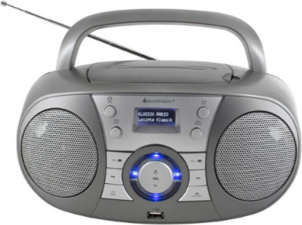 Soundmaster SCD1800TI CD Boombox mit DAB+ Radio in Titan - Bild 1