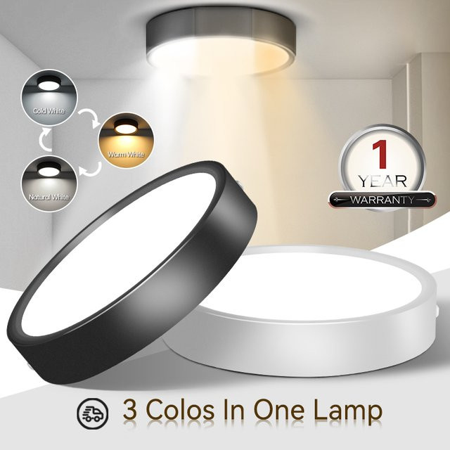CHENBEN LED Deckenleuchte Dimmer Downlight Spot in Weiß und Schwarz für Wohnzimmer und Schlafzimmer - Bild 1