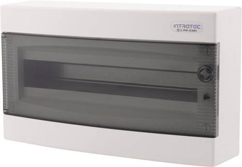 Intratec MKCAGH18-T Verteilerschrank aus Kunststoff in Weiß und Transparent - Bild 1