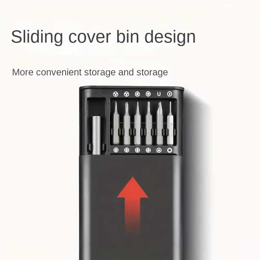 51-in-1 Präzisions-Schraubendreher-Set Multitool mit verschiedenen Bits für die Demontage von Mobiltelefonen und Tablets aus robustem Kunststoff - Bild 5