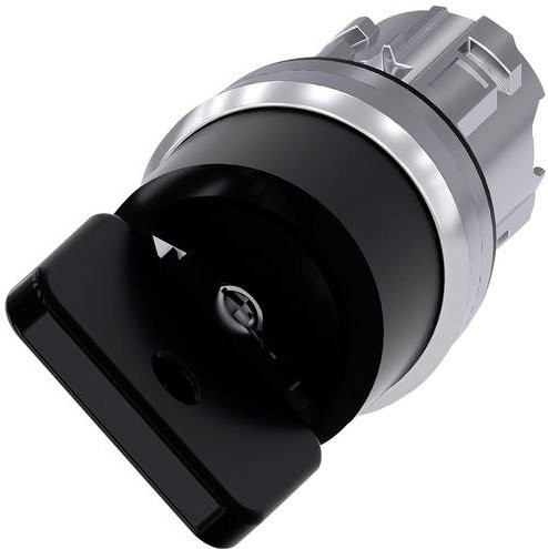 Siemens Schlüsselschalter 3SU1050-4HF11-0AA0 Schwarz aus Metall mit IP66 IP67 IP69/IP69K Schutzart - Bild 1