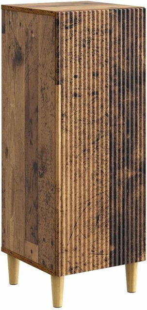 vidaXL Sideboard Vintage Altholz in Braun aus Holzwerkstoff B: 33 cm, T: 34,5 cm, H: 90 cm - Bild 1