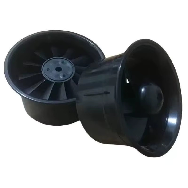 CHUZHAN 64 Kanalmotorgehäuse, Modellflugzeug, Kanallensatz, Kunststoff, Schwarz - Bild 1