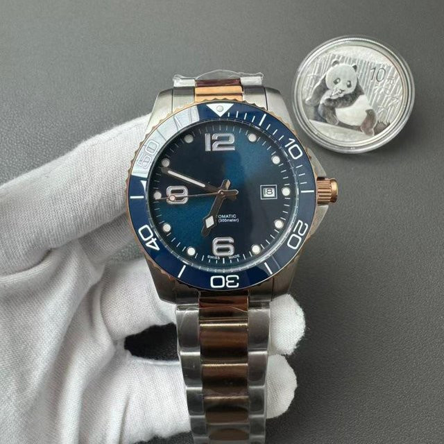 Langjia Armbanduhr Automatik, Edelstahl, Weiß, Herren, 10 ATM - Bild 1