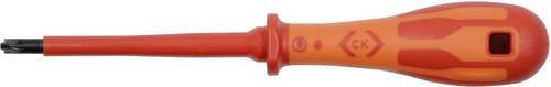C.K VDE Plus/minus-Schraubendreher SL/PZ 2 in Rot mit 100 mm Klingenlänge - Bild 1