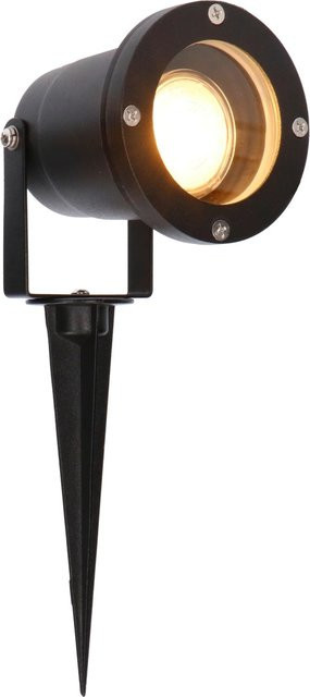LED's Work Außenleuchte für den Garten mit Erdspieß, GU10, IP54, Schwarz - Bild 1