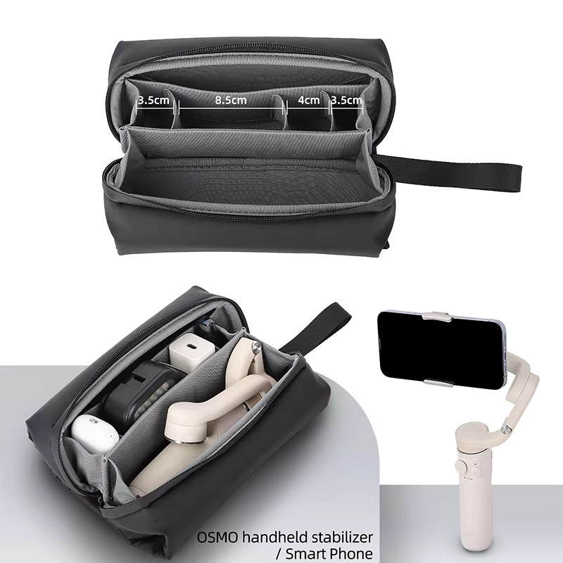 SZKOSTON Tragetasche und Aufbewahrungshülle für DJI Osmo Pocket 3 sowie Zubehör von GoPro und Insta360 - Bild 3