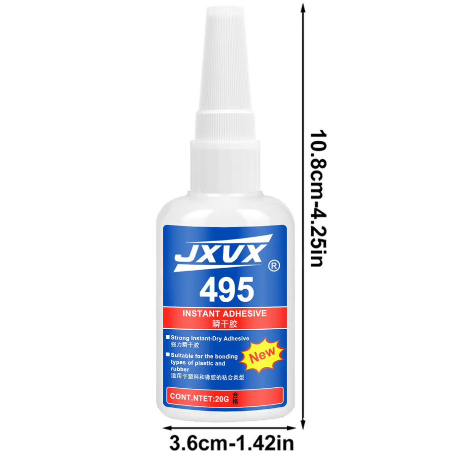 6er Pack 411 Slime Superkleber Cyanacrylat schnelltrocknend für Kunststoff, Metall, Holz und Keramik - Bild 6