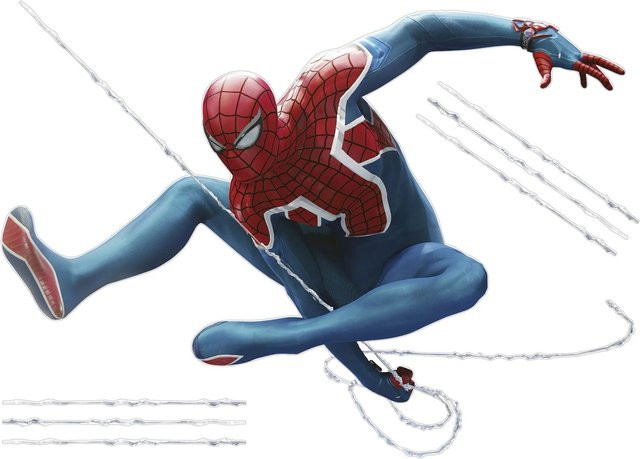 Komar Deco-Sticker Marvel Spider-Man Kamera Blau - Bild 1