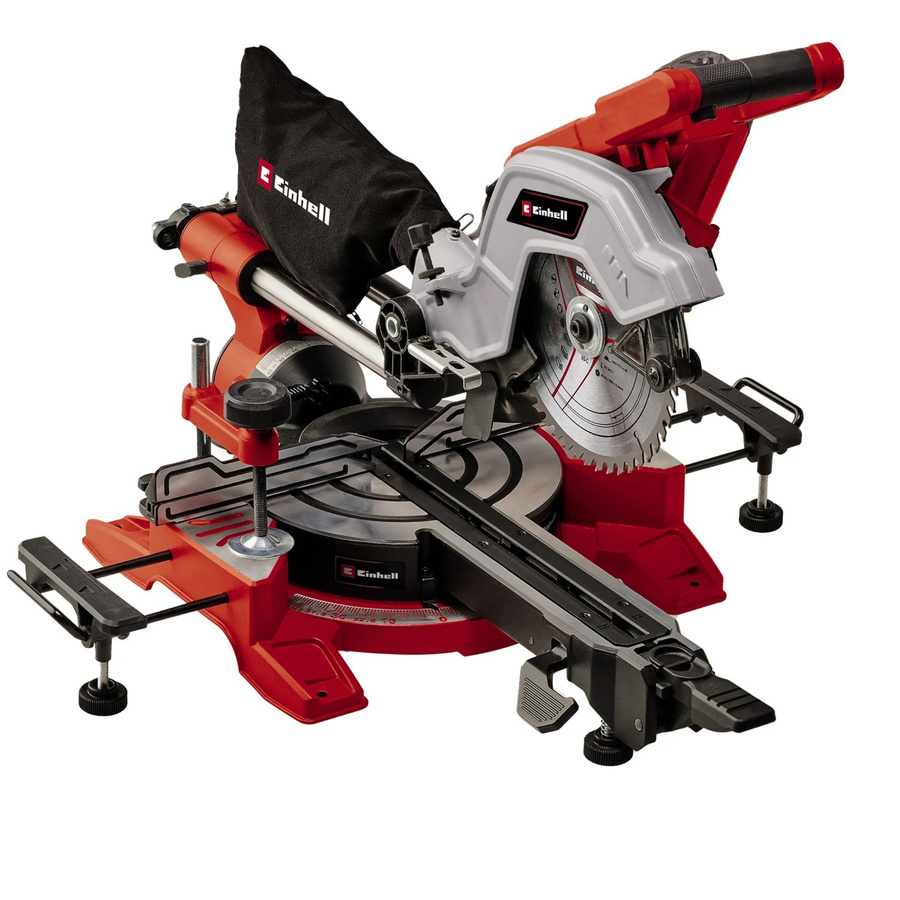 Einhell Zug-Kapp- und Gehrungssäge TE-SM 8 L Dual, 1800 W, Rot - Bild 2