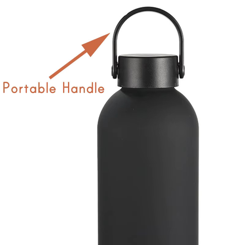 Feeyue Personalisierte Thermoskanne aus Edelstahl in Rot, große Isolierflasche für Outdoor und Sport mit 29,0 l und 8,5 cm - Bild 3