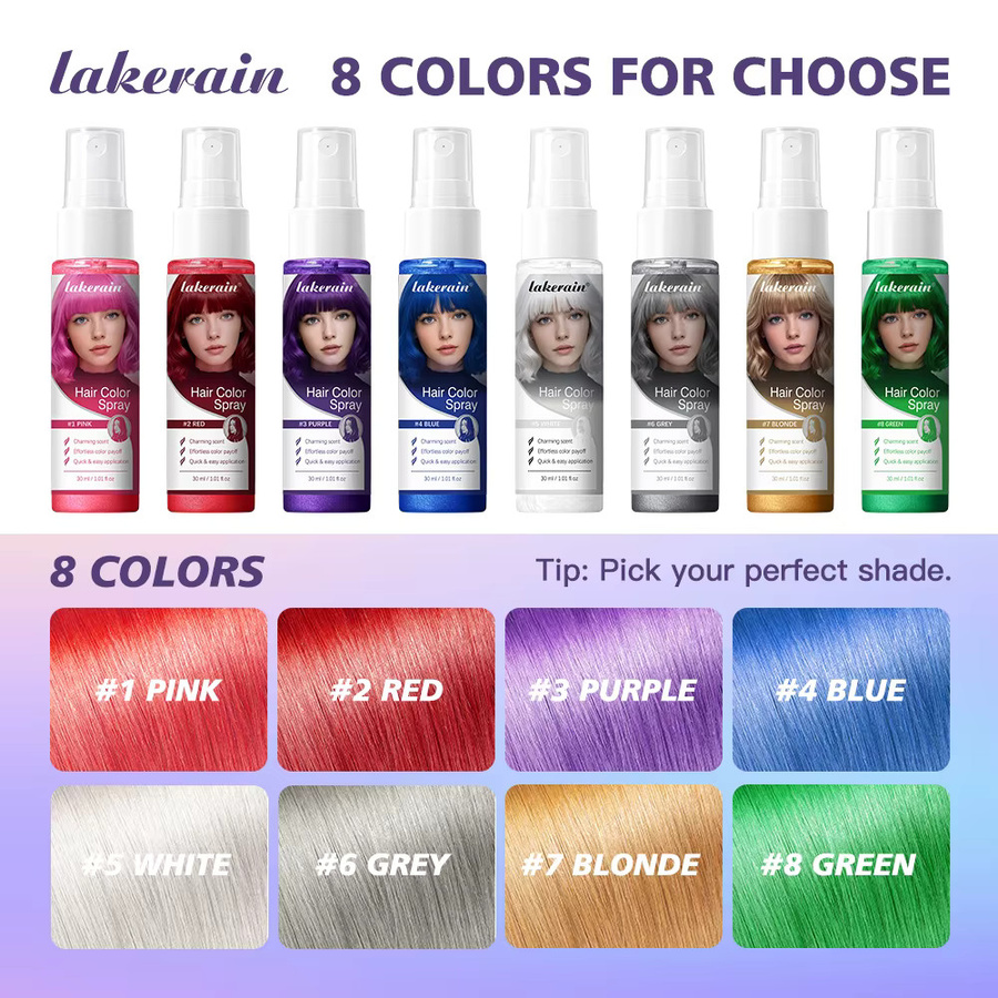 Lakerain Haarfarben-Spray, Mehrfarbig, Unisex - Bild 2