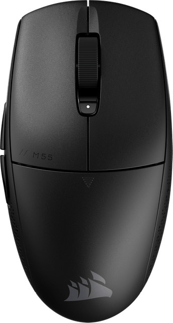 Corsair M55 Wireless Gaming-Maus für FPS-Shooter, Schwarz, Bluetooth und Wi-Fi, 24000 DPI - Bild 1