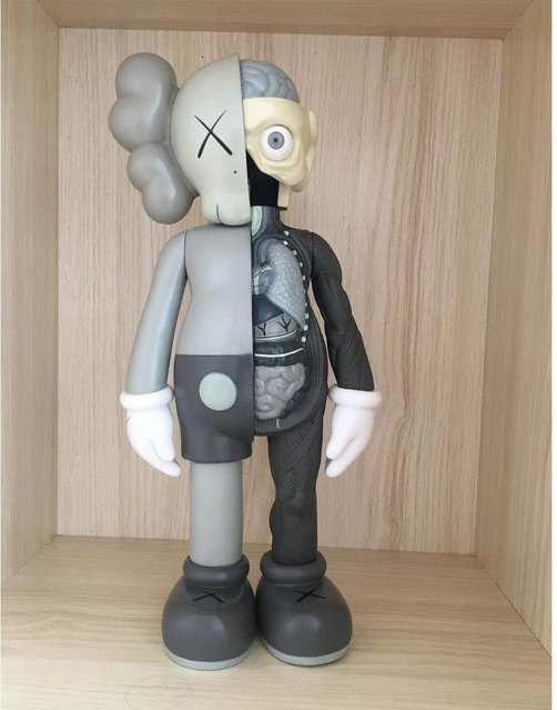 Kaws Companion Flayed Open Dissected Bff 8, Spielzeugpuppe, Grau, ab 3 Jahren - Bild 1