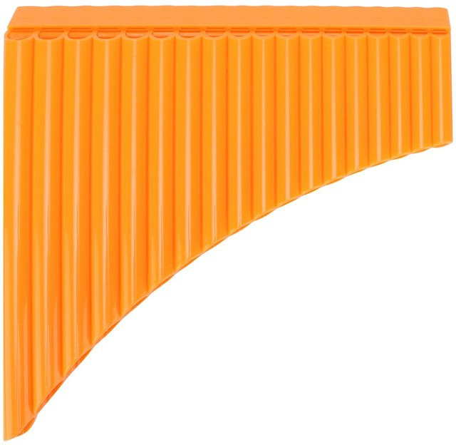 CosyHome Panflöte C-Dur, mit Tragetasche aus Karton, Orange - Bild 1