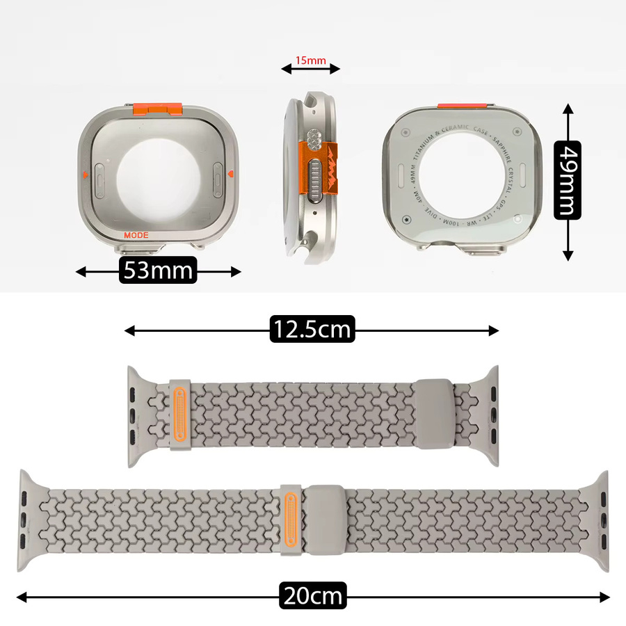 FancyWrist Uhrenarmband Edelstahl, Magnetisch, für Apple Watch - Bild 4