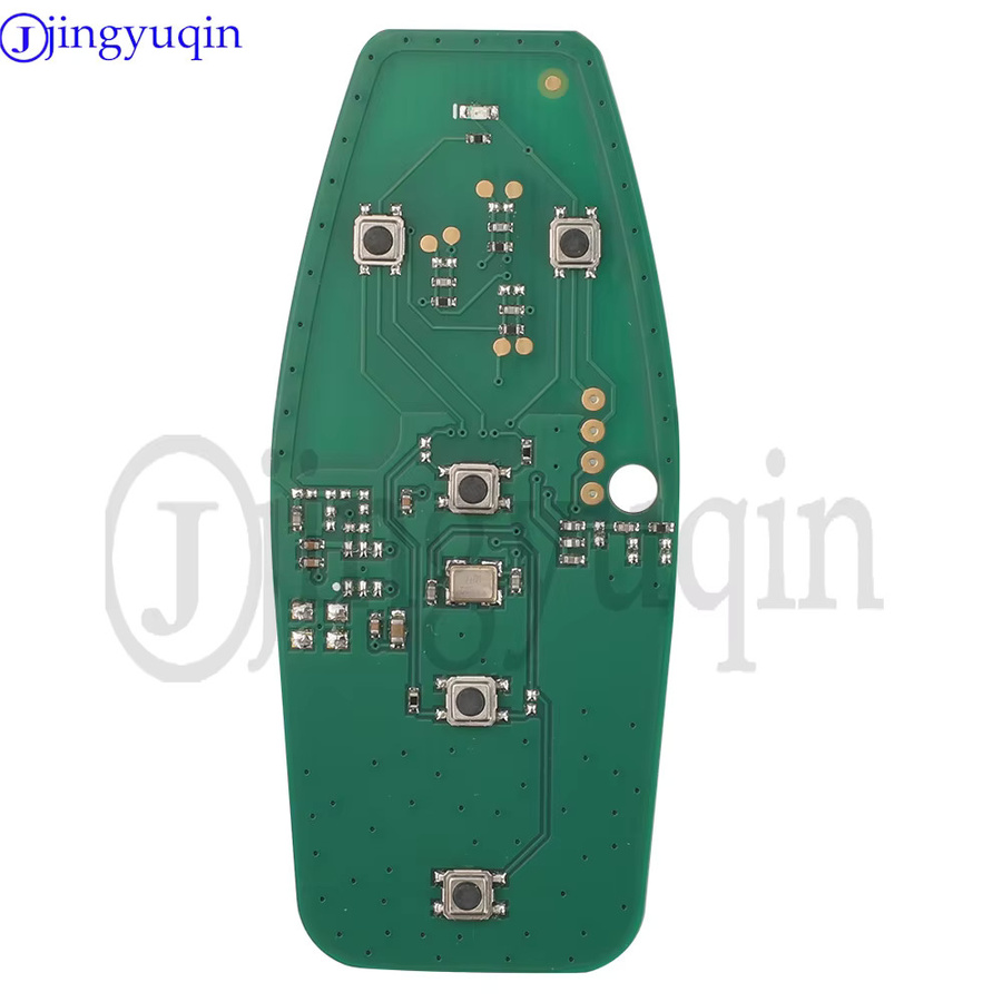 Jingyuqin Smart Remote Auto Schlüssel Fernbedienung mit ID49 Chip und 5 Tasten für Ford Fusion, Explorer, Rand Mustang in Schwarz, 433,92 MHz - Bild 4