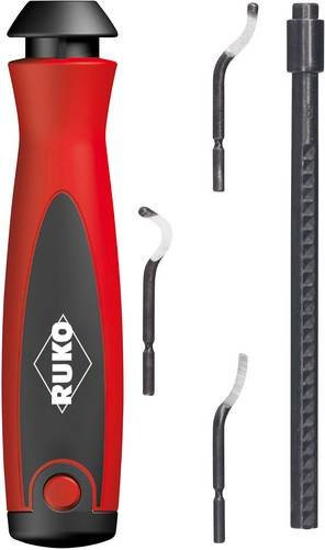 RUKO Entgrater-Set rot aus Kunststoff - Bild 1