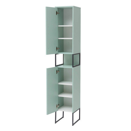 Schildmeyer Hochschrank Limone in Grün mit Soft-Close-Türen, B/H/T: 30,4 x 183,4 x 33,1 cm - Bild 2