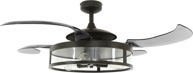 BEACON Deckenventilator Fanaway Classic Schwarz mit LED-Beleuchtung und Fernbedienung, Durchmesser: 122 cm - Bild 1
