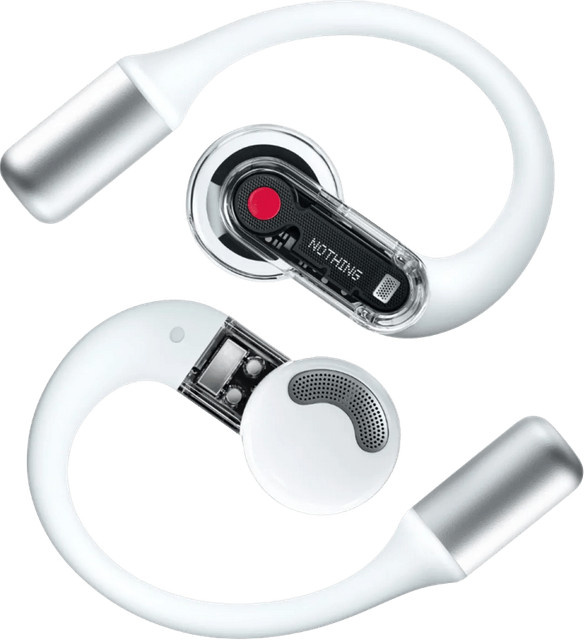 Nothing Ear (Open) Bluetooth In-Ear Kopfhörer Weiß Transparent - Bild 1