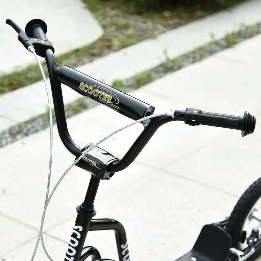 HOMCOM Kinderroller schwarz mit verstellbarem Lenker - Bild 7