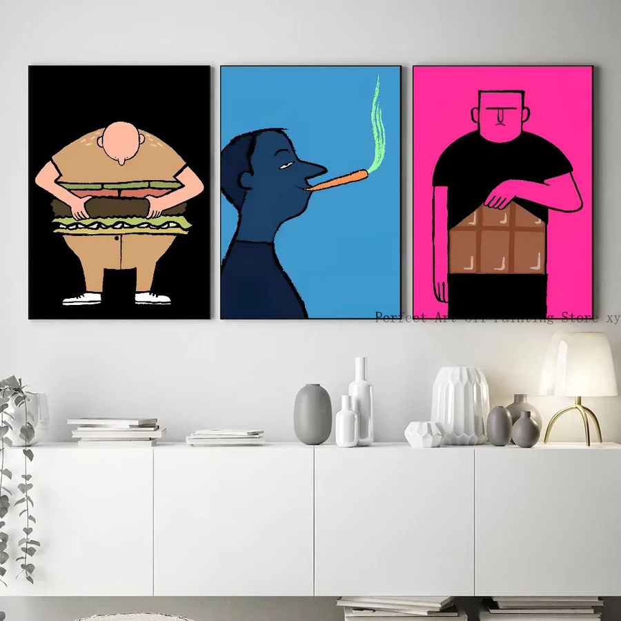 Jean Jullien Kunstposter im Portraitformat aus Papier, Mehrfarbig - Bild 4