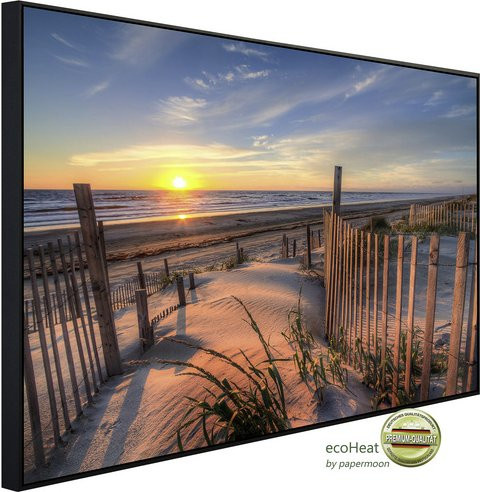 papermoon Infrarotheizung EcoHeat Outer Banks Dunes mit Matt-Effekt in Bunt, App-Steuerung und Überhitzungsschutz - Bild 1