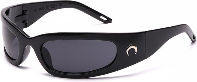 KaiTingu Sonnenbrille Rechteckig, Kunststoff, Vollrand, Unisex, grau - Bild 1