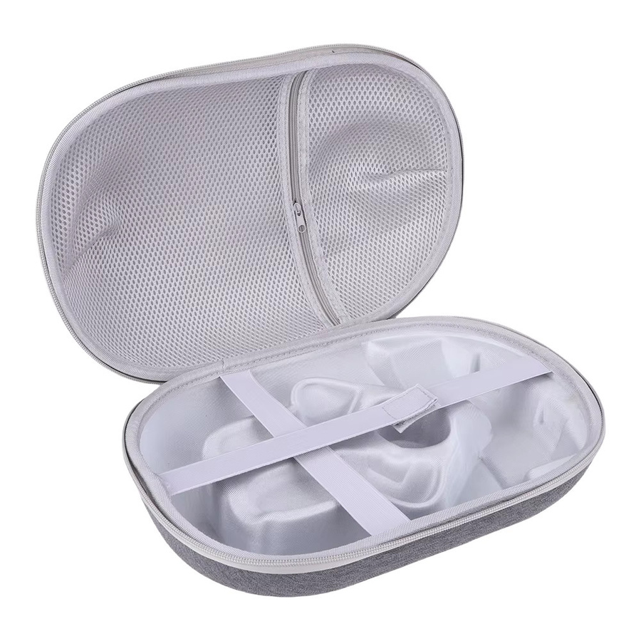 ANENG Reise-Aufbewahrungskoffer für Meta Quest 3S Headset, Controller und Kopfgurt, stoßfest und sturzsicher, Grau - Bild 3