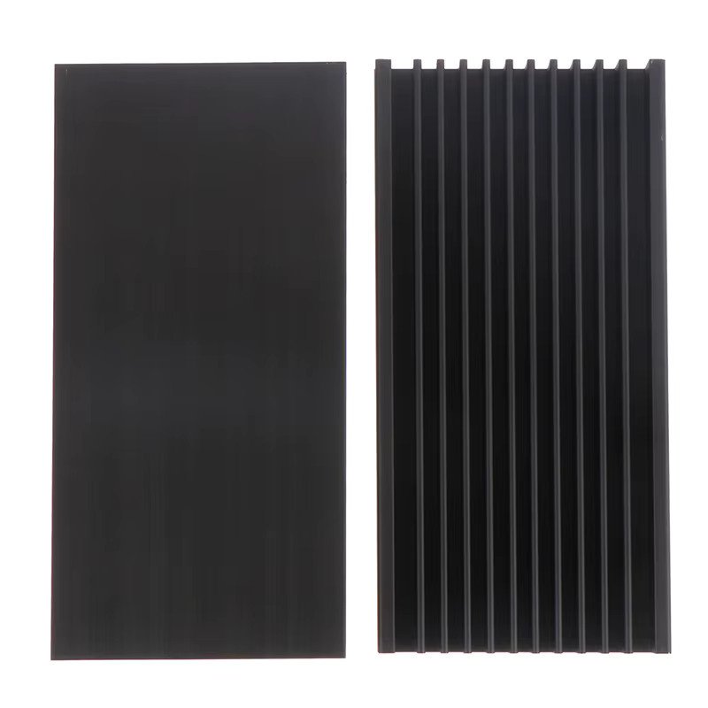 JTZTF Aluminium-Kühlkörper für Hochleistungs-LED, IC-Lüfter und Leistungsverstärker, B/T/H: 100 x 50 x 12,7 mm - Bild 3
