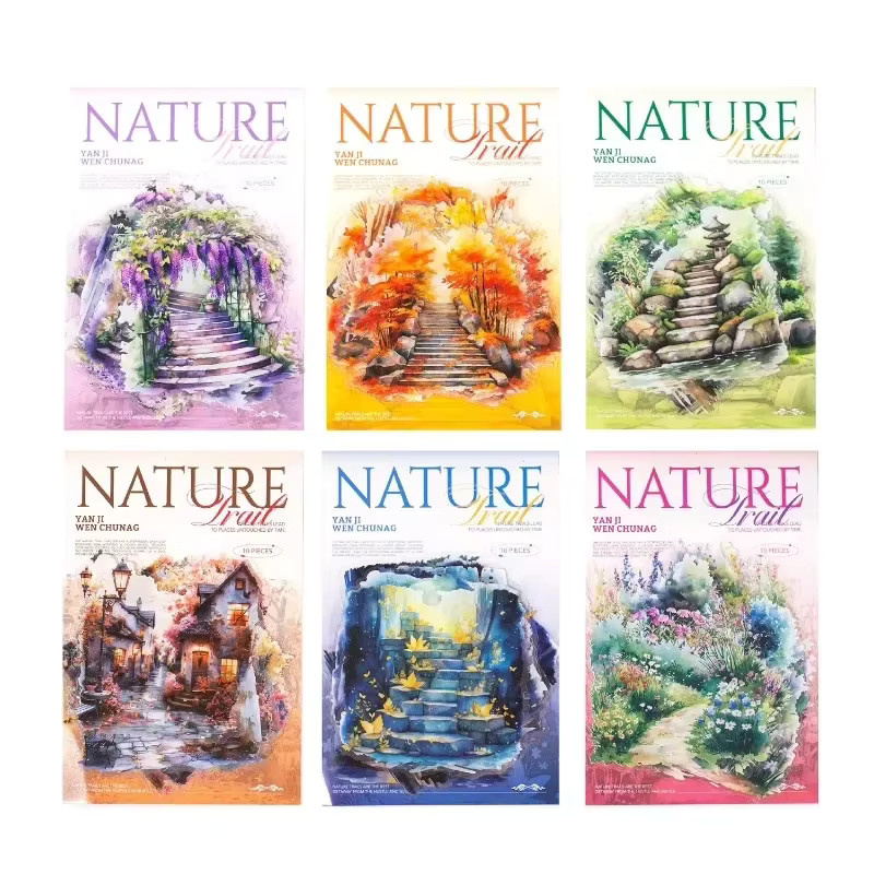 10 Stück dekorative Natur Aufkleber von leaffei in Multicolour für DIY, Scrapbook und Verpackung, B: 15,5 cm, H: 9,5 cm - Bild 4