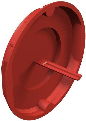 OBO Bettermann Signaldeckel Rot Durchmesser: 70 mm (25 Stück) - Bild 1