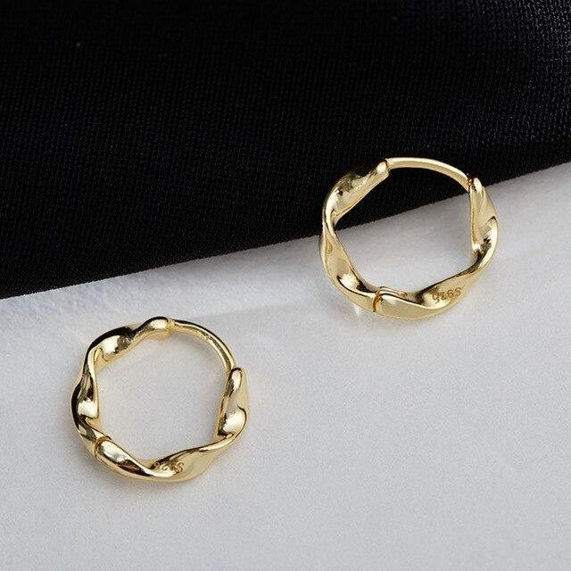 YIRAN Jewelry Ohrringe, 925 Silber, Gold, Damen - Bild 1