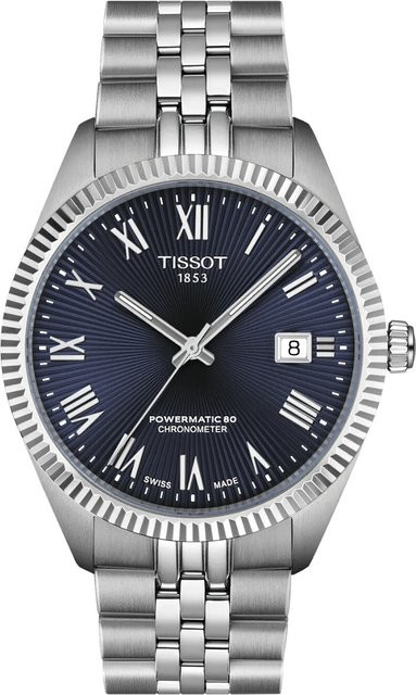 Tissot Herrenuhr Ballade, Automatik, Edelstahl, Blau, 39 mm, 10 ATM - Bild 1