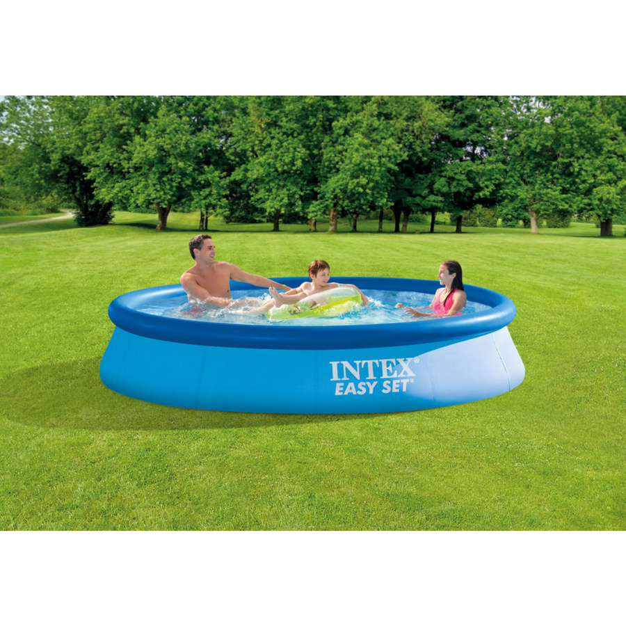 Intex Easy II Swimming Pool Set in Blau mit Kartuschenfilteranlage, Durchmesser: 366 cm, Höhe: 76 cm - Bild 2