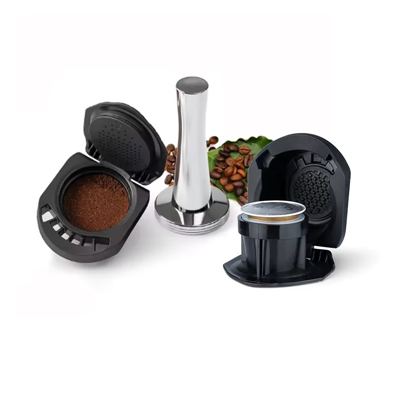 RECAFIMIL Kaffeekapsel-Adapter in Schwarz, wiederverwendbar und nachfüllbar, kompatibel mit Dolce Gusto Genio S und Piccolo XS Maschinen - Bild 5