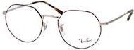 Ray-Ban RX 6465 Korrektionsbrille, Vollrand, quadratisch, Metall, silver, Unisex - Bild 1