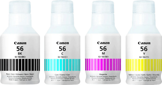 Canon GI-56 Tintenflaschen Kombipack für MAXIFY GX5050, GX6050 und GX7050 Multicolor Ink Tank Refill Set - Bild 1