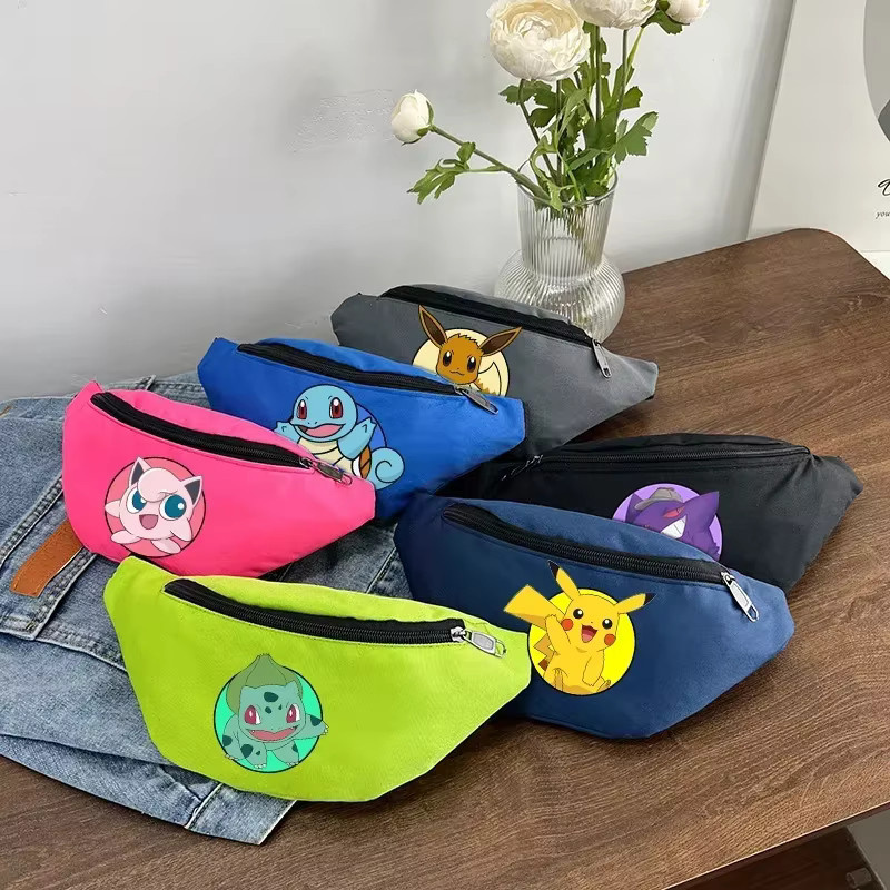 TAKARA TOMY Pokemon Taille Tasche, Pikachu Eevee, Wasserdicht - Bild 1